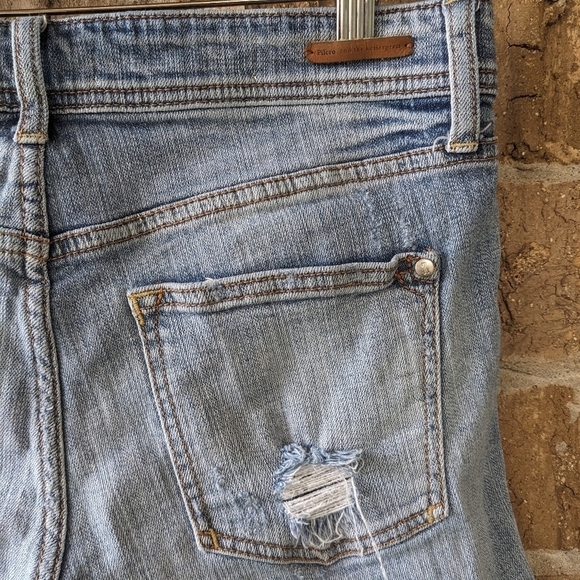 Anthropologie Pilcro and the Letterpress Hyphen Stretch Jean Shorts Size 27 - Picture 4 of 8